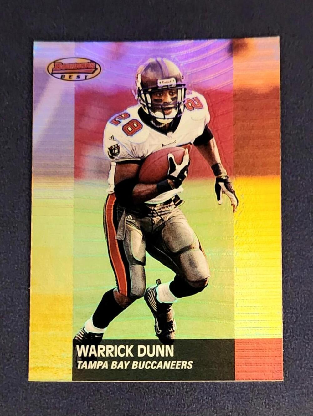 2001 Bowman's Best #62 Warrick Dunn Football Card